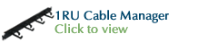 1RU Cable Manager